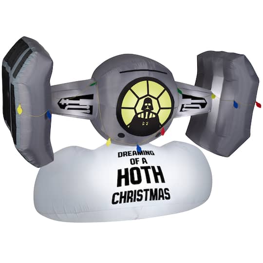6ft. Airblown&#xAE; Inflatable TIE Fighter with Darth Vader